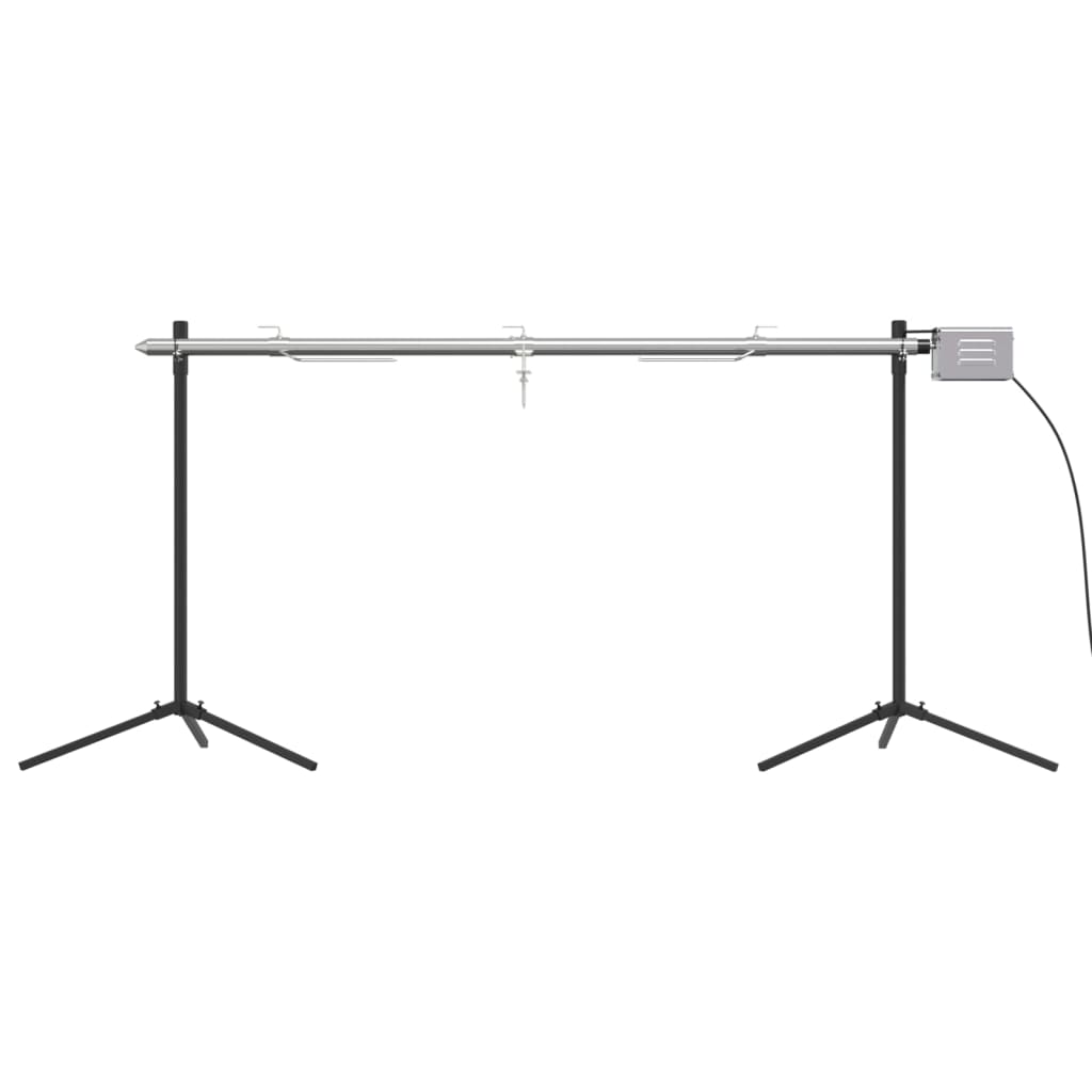 Barbacoa automática con motor acero inoxidable 150x46,5x82,5 cm