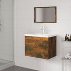 Conjunto de muebles de baño 3 piezas color roble Sonoma