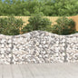 Gabion basket arc shape galvanized iron 100x30x40/60 cm
