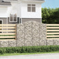 Gabion basket arc shape galvanized iron 100x30x40/60 cm