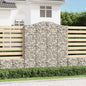 Gabion basket arc shape galvanized iron 100x30x40/60 cm