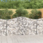 Gabion basket arc shape galvanized iron 100x30x40/60 cm