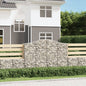 Gabion basket arc shape galvanized iron 100x30x40/60 cm