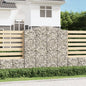 Gabion basket arc shape galvanized iron 100x30x40/60 cm