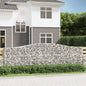 Gabion basket arc shape galvanized iron 100x30x40/60 cm