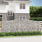 Gabion basket arc shape galvanized iron 100x30x40/60 cm