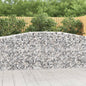 Gabion basket arc shape galvanized iron 100x30x40/60 cm