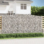 Gabion basket arc shape galvanized iron 100x30x40/60 cm