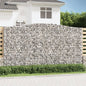 Gabion basket arc shape galvanized iron 100x30x40/60 cm