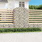 Gabion basket arc shape galvanized iron 100x30x40/60 cm