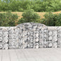 Gabion basket arc shape galvanized iron 100x30x40/60 cm