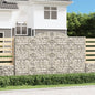 Gabion basket arc shape galvanized iron 100x30x40/60 cm