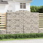 Gabion basket arc shape galvanized iron 100x30x40/60 cm