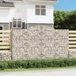 Gabion basket arc shape galvanized iron 100x30x40/60 cm