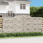 Gabion basket arc shape galvanized iron 100x30x40/60 cm