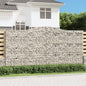 Gabion basket arc shape galvanized iron 100x30x40/60 cm