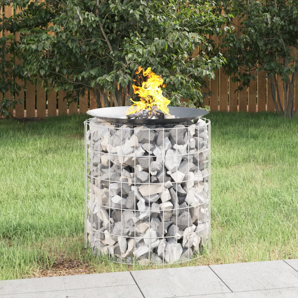 Brasero de gaviones hierro galvanizado Ø100 cm
