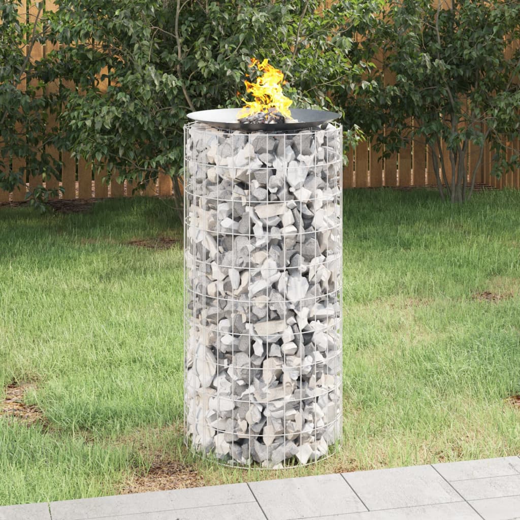 Brasero de gaviones hierro galvanizado Ø100 cm