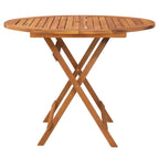 Juego de comedor de jardín 5 piezas madera maciza de acacia