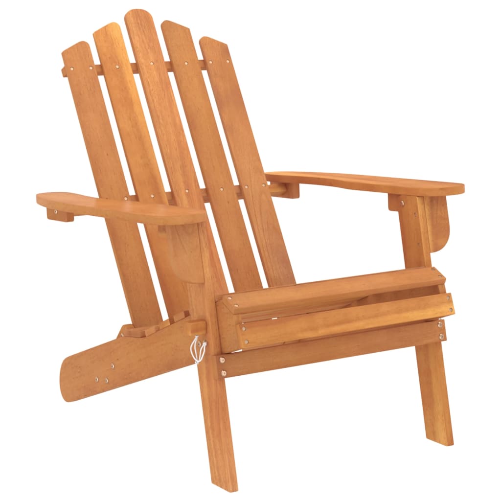 Juego de muebles de jardín Adirondack 3 piezas madera acacia