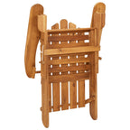 Juego de muebles de jardín Adirondack 3 piezas madera acacia
