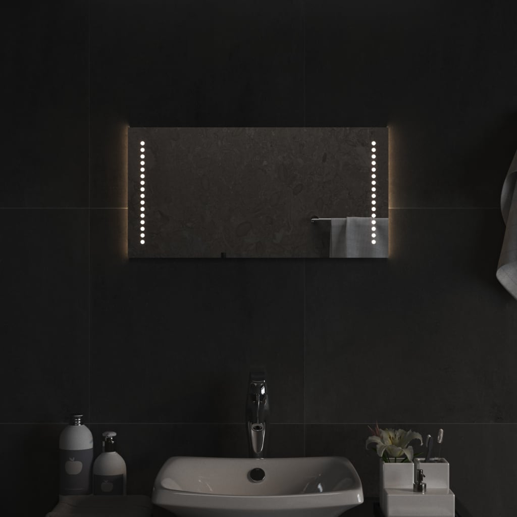 Espejo de baño con LED 100x40 cm