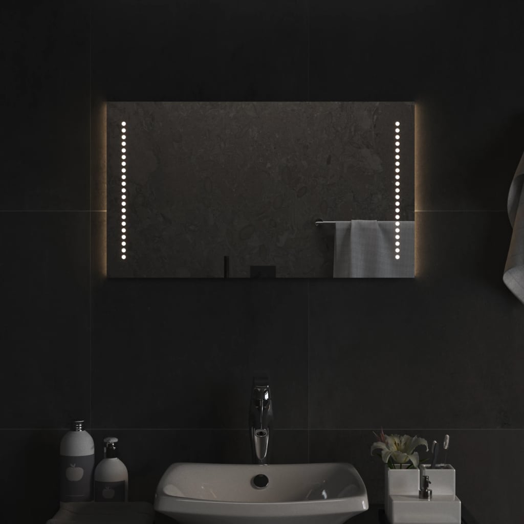 Espejo de baño con LED 100x40 cm