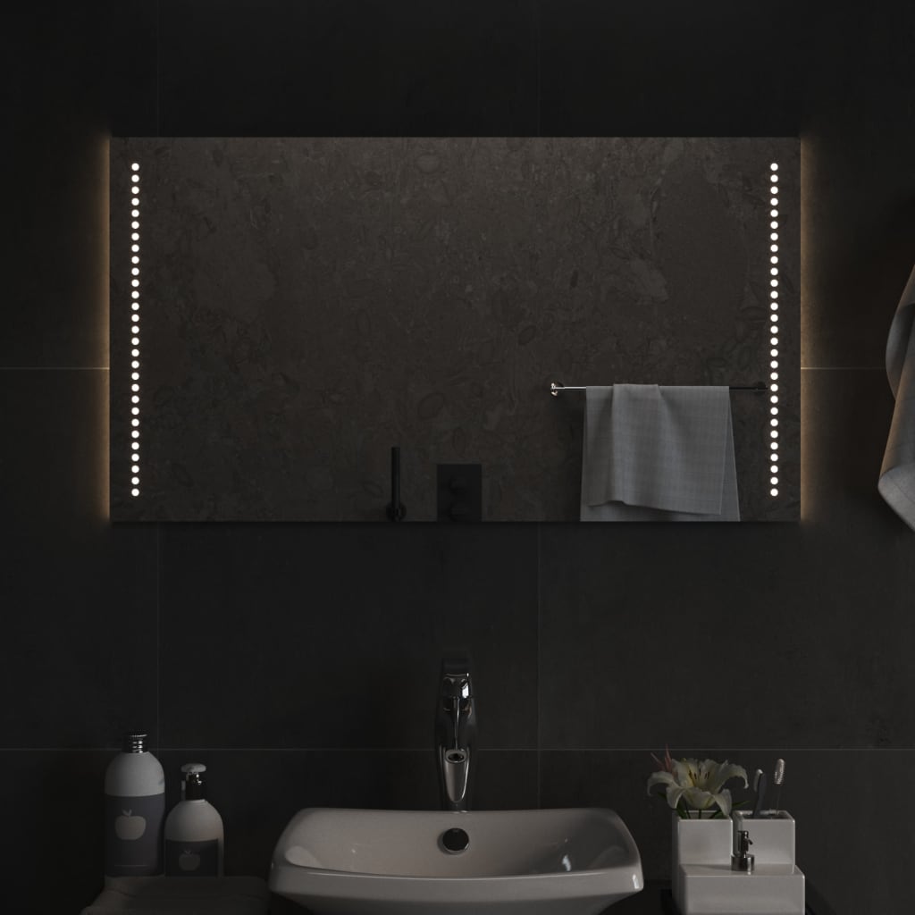 Espejo de baño con LED 100x40 cm