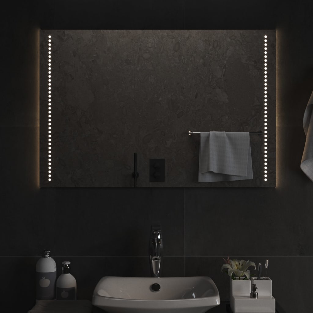 Espejo de baño con LED 100x40 cm