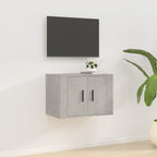 Mueble de pared para TV madera envejecida 30,5x30x30 cm