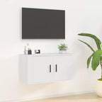 Mueble de pared para TV madera envejecida 30,5x30x30 cm