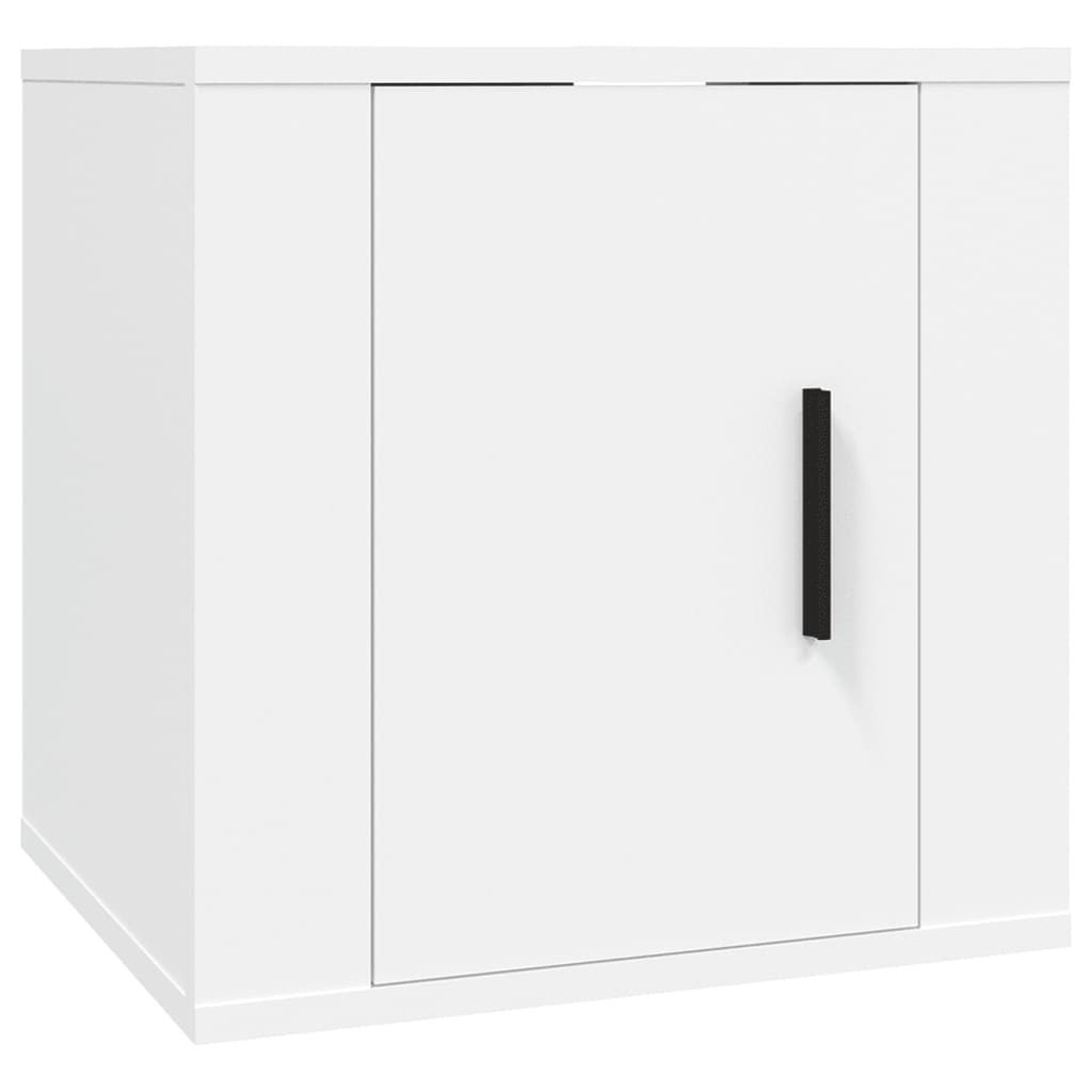 Muebles para TV de pared 2 uds blanco 40x34,5x40 cm