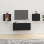 Muebles para TV de pared 2 uds blanco 40x34,5x40 cm