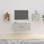 Muebles para TV de pared 2 uds blanco 40x34,5x40 cm