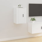 Mueble de pared para TV madera envejecida 30,5x30x30 cm