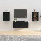 Muebles para TV de pared 2 uds blanco 40x34,5x40 cm