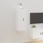 Mueble de pared para TV madera envejecida 30,5x30x30 cm