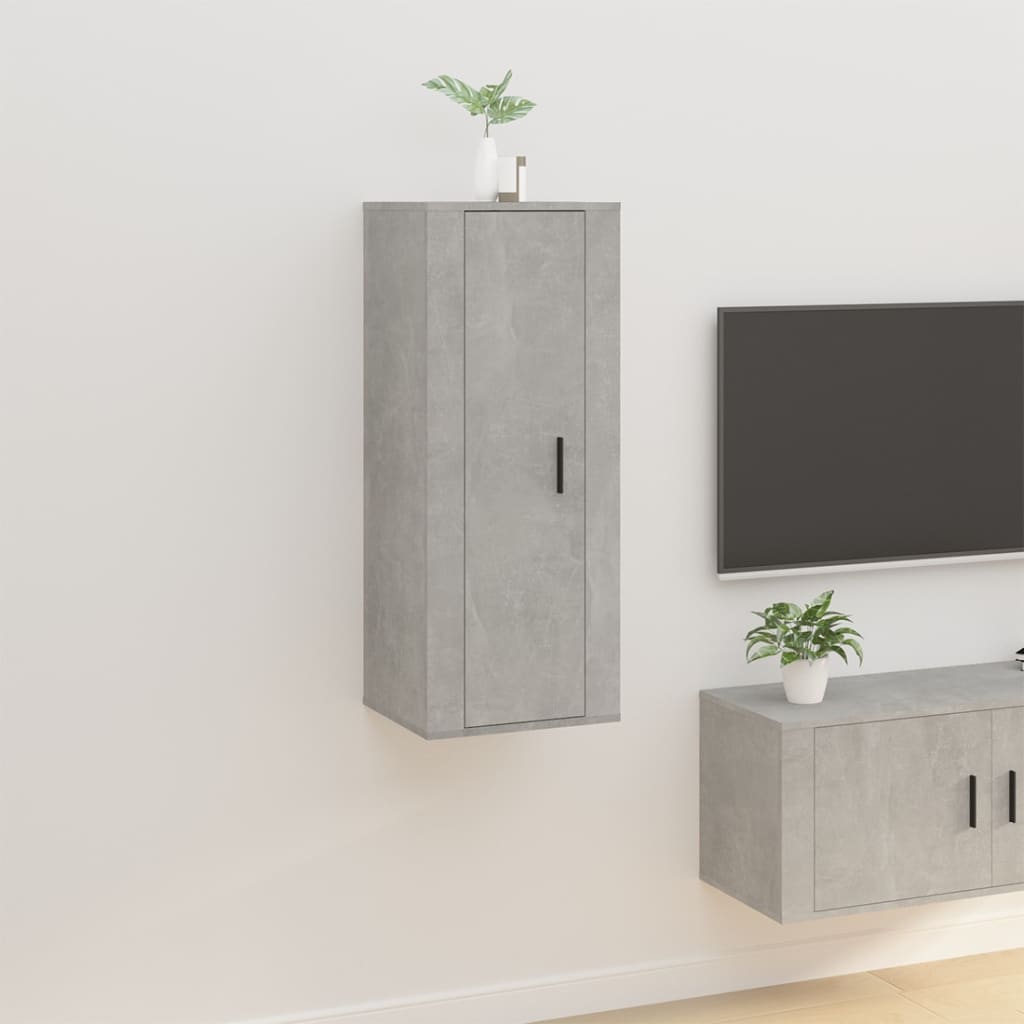 Mueble de pared para TV madera envejecida 30,5x30x30 cm