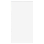 Mesa consola de madera contrachapada blanco 100x39x75 cm