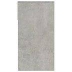 Mesa consola de madera contrachapada gris hormigón 100x39x75 cm