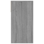 Mesa consola madera contrachapada gris Sonoma 100x39x75 cm