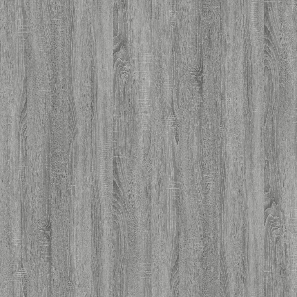 Mesa consola madera contrachapada gris Sonoma 100x39x75 cm