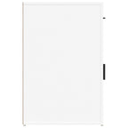 Armario de escritorio madera contrachapada blanco 40x49x75 cm