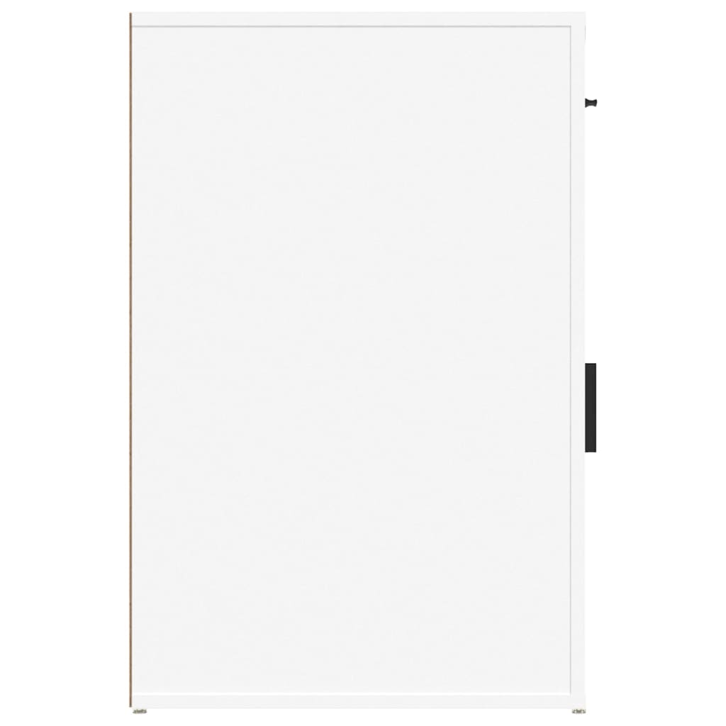 Armario de escritorio madera contrachapada blanco 40x49x75 cm