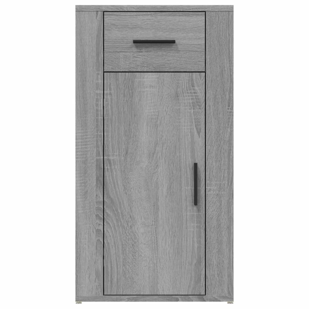 Armario de escritorio contrachapada gris Sonoma 40x49x75 cm