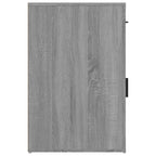 Armario de escritorio contrachapada gris Sonoma 40x49x75 cm