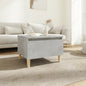 Mesa auxiliar de madera contrachapada blanco 50x46x35 cm