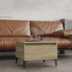 Mesa auxiliar madera contrachapada roble Sonoma 40x42x50 cm