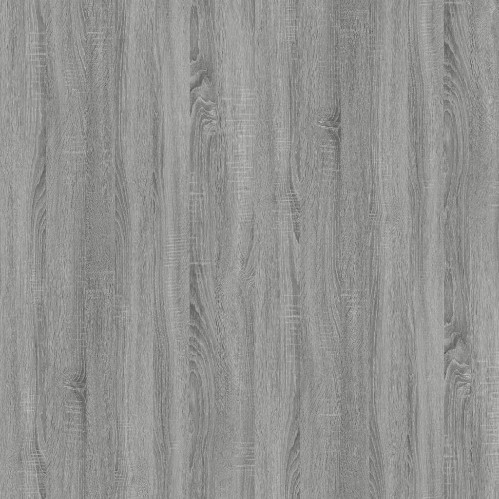 Mesas auxiliares 2 uds contrachapada gris Sonoma 50x46x35 cm