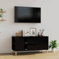 Mueble para TV contrachapada y acero gris Sonoma 100x33x41 cm